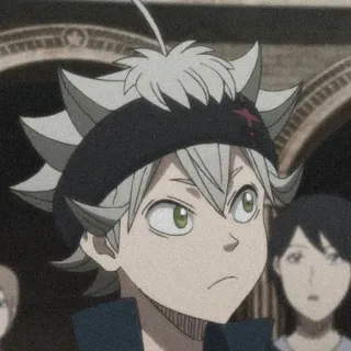 🎻 Asta Black Clover anime, Black Clover, Asta, shonen, magic, fantasy telegram sticker