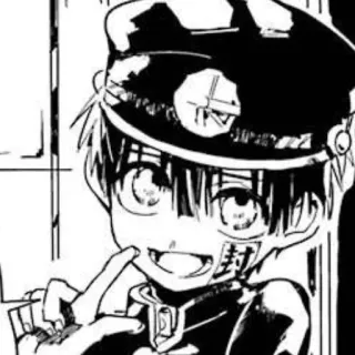 😏 Hanako-kun Toilet-Bound Hanako-kun Anime, Manga, Hanako-kun, Imut, Hantu, Supranatural, Seragam sekolah, Toilet-bound Hanako-kun whatsapp sticker