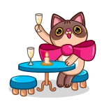 Cat Valentine telegram stickers