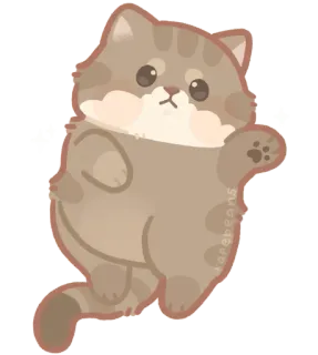 🐾 猫, 子猫, かわいい, 動物, ペット, 漫画, 可愛い telegram sticker