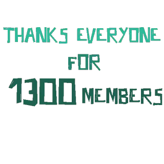 🔥 THANKS EVERYONE
FOR
1300 MEMBERS dzięki, członkowie, społeczność, osiągnięcie, świętowanie telegram sticker