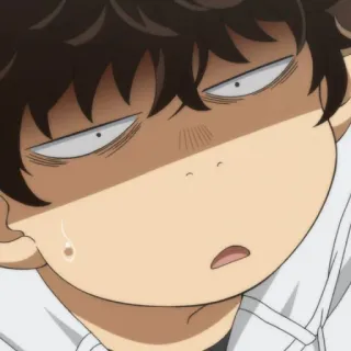 ⚽️ Anime, Mangá, Desenho animado, Expressão, Rosto telegram sticker