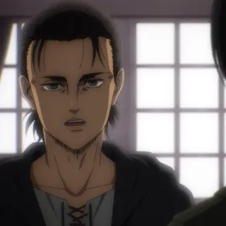 🗡 Eren Yeager Attack on Titan Anime, Ataque dos Titãs, Eren Yeager, Shingeki no Kyojin, Animação, Animação Japonesa whatsapp sticker