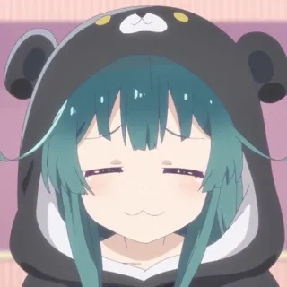 ☺️ Garota anime, Fofo, Kawaii, Moletom de urso, Personagem de anime, Mangá, Chibi telegram sticker