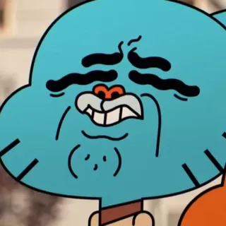 🤤 Gumball Watterson The Amazing World of Gumball Cartoon, lustig, Gumball, animiert, Figur whatsapp sticker