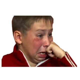 😭 pleurer, contrarié, triste, enfant, garçon, larmes whatsapp sticker