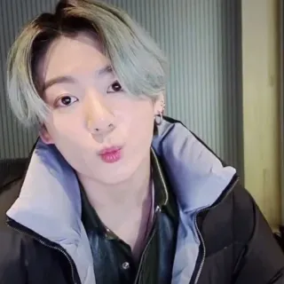 😘 Jungkook K-Pop, BTS, певец, Чонгук, айдол, корейский, знаменитость telegram sticker