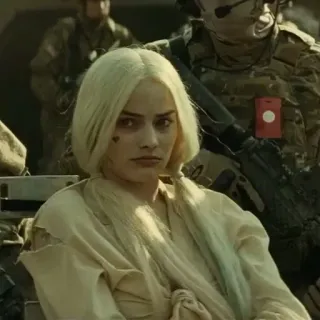 ☹ Harley Quinn The Suicide Squad 哈莉·奎茵, 自杀小队, 玛格特·罗比, 电影, DC漫画, 反英雄, 超级反派 telegram sticker