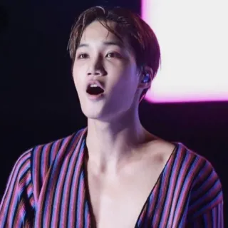 🌗 Kai chanteur, kpop, artiste, homme, idole, interprète telegram sticker