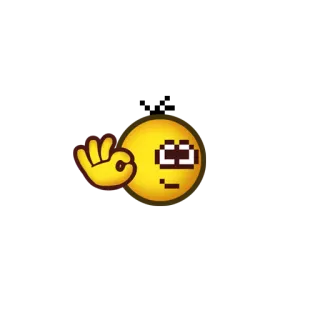 👌 Эмодзи, Ок, Жест, Позитив telegram sticker