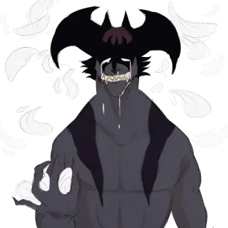 💔 creature, monster, fantasy, dark, scary, horror telegram sticker
