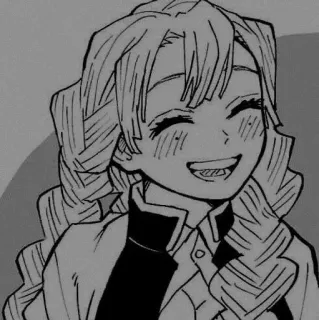 💗 Mitsuri Kanroji Demon Slayer Anime, Manga, Demon Slayer, Mitsuri Kanroji whatsapp sticker