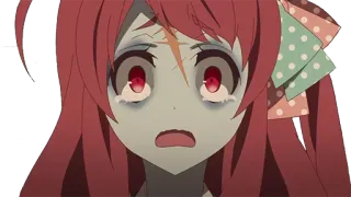 😢 Sakura Minamoto Zombie Land Saga аниме, зомби, девушка, плачет, сакура минамото, зомбиленд сага, грустный telegram sticker