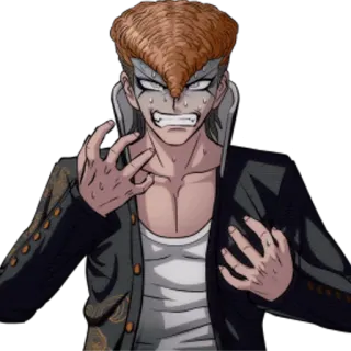 😨 Mondo Oowada Danganronpa Anime, Personaggio, Danganronpa, Mondo Owada telegram sticker