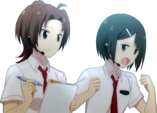 😠 Anime, Personagens, Uniformes escolares, Desenho animado telegram sticker