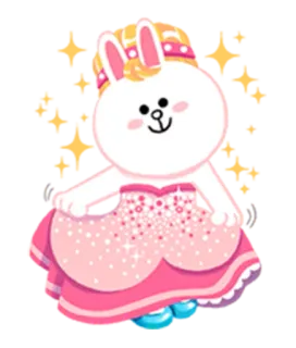 LINE Friends: Fairy Tales whatsapp stickers