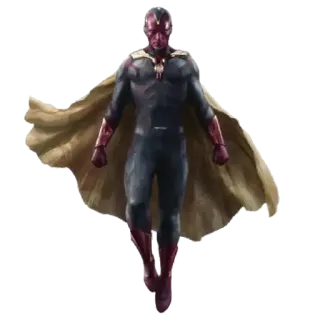 💎 Vision super-héros, marvel, avengers, android, personnage, comics telegram sticker