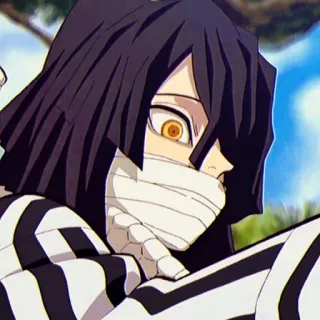 🐍 Obanai Iguro Demon Slayer anime, demon slayer, Obanai Iguro, character, manga whatsapp sticker