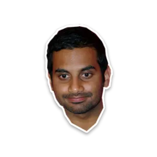 😶 Aziz Ansari comediante, ator, celebridade, engraçado telegram sticker