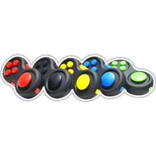 🎮 Fidget toy, Gioco sensoriale, Antistress, Ansia aiuto, Giocattolo da scrivania whatsapp sticker