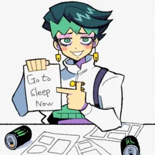 😴 Go to sleep Now Dibujo animado, Sueño, Manga, Anime, Monster Energy telegram sticker