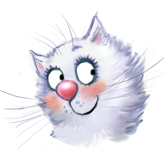 😽 cat, animal, cartoon, sticker, cute, pet telegram sticker