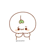 🥺 imut, kawaii, kartun, menggemaskan, sederhana, karakter telegram sticker