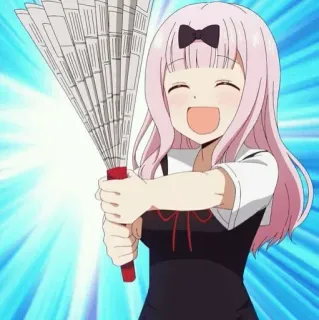 😄 Chika Fujiwara Kaguya-sama: Love Is War Anime, Niedlich, Mädchen, Chika Fujiwara, Kaguya-sama Love is War, Fan, Fröhlich, Glücklich telegram sticker