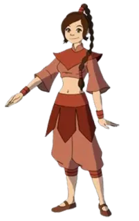 😝 Ty Lee Avatar: The Last Airbender Ty Lee, Avatar, La leggenda di Aang, Personaggio dei cartoni animati telegram sticker