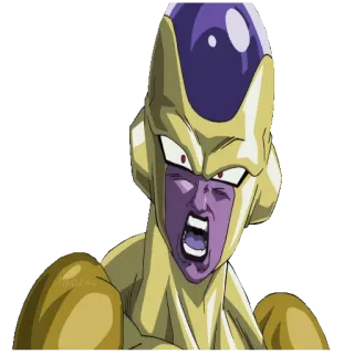 😲 Frieza Dragon Ball Freezer, Dragon Ball, Anime, Manga, Villano, Freezer Dorado telegram sticker