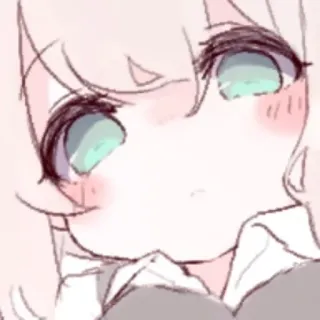 🎀 สาวอนิเมะ, น่ารัก, มังงะ, ภาพประกอบ, คาวาอิ telegram sticker