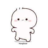 😎 MoongBean kacang hijau, imut, menari, animasi telegram sticker
