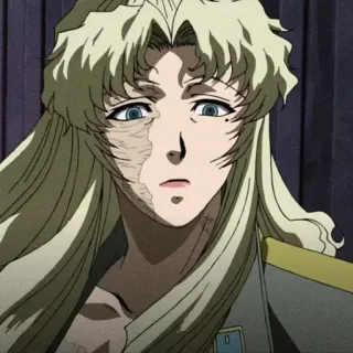 😳 Anime, Militär, Narbe, Blond, Soldat, Offizier whatsapp sticker