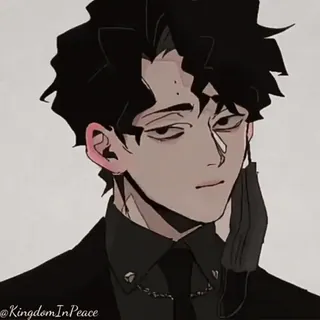 😄 @KingdomInPeace anime, manga, man, drawing, cartoon, kingdominpeace telegram sticker