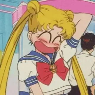 🌙 Sailor Moon Anime, Manga, Cartoon, Schattig, Sailor Moon telegram sticker