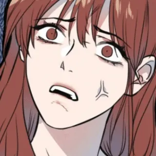 🧶 angry, anime, woman, upset, irritated telegram sticker