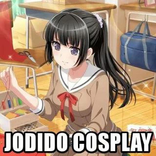 😭 JODIDO COSPLAY Anime, Cosplay, Schulmädchen, Kawaii whatsapp sticker