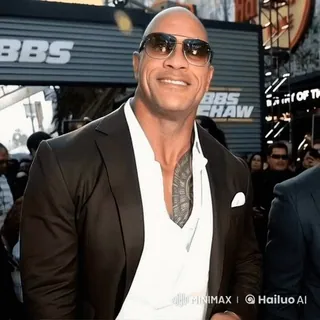 🤩 Dwayne Johnson ator, The Rock, celebridade, estreia, óculos whatsapp sticker