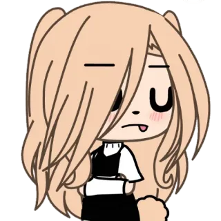 😛 Desenho animado, Gacha Life, Anime, Avatar telegram sticker