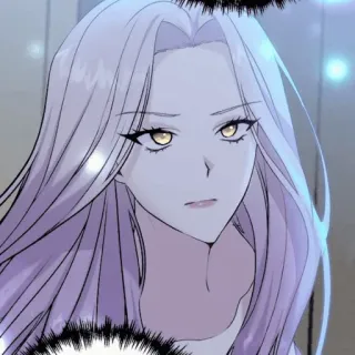 ✨ femme, animé, manga, portrait, illustration telegram sticker