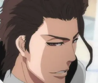 😄 Sosuke Aizen Bleach anime, manga, aizen, sosuke aizen, villain telegram sticker