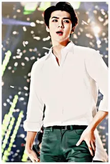 🐚 Sehun Sehun, cantante, K-pop, artista, idol whatsapp sticker