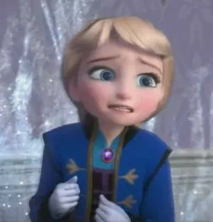 👾 Elsa Frozen Elsa, Frozen, Disney, Dibujos animados, Personaje, Animación telegram sticker