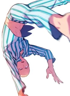 😀 Saitama One-Punch Man Аниме, Персонаж, Герой, Манга, One-Punch Man, Сайтама telegram sticker