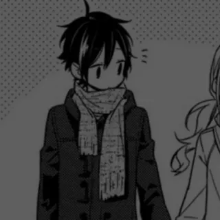 🪡 Anime, Manga, Kartun, Musim dingin, Pasangan, Syal telegram sticker