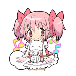 Puella Magi Madoka Magica @Nekosticker telegram stickers