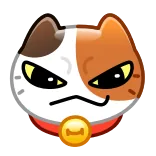 😼 gato, bravo, emoji, gatinho, animal telegram sticker