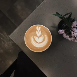 ☕ café, arte latte, cappuccino, bebida, bebida, comida, café, café da manhã whatsapp sticker