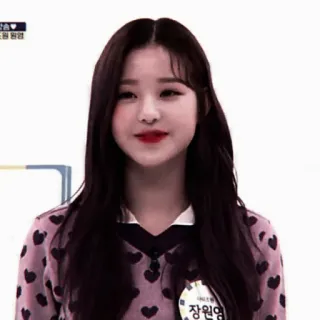 ⛄️ Jang Wonyoung 장원영 человек, знаменитость, женщина, k-pop telegram sticker