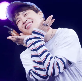 🤗 Jimin K-pop, chanteur, musicien, célébrité, BTS, Park Jimin telegram sticker